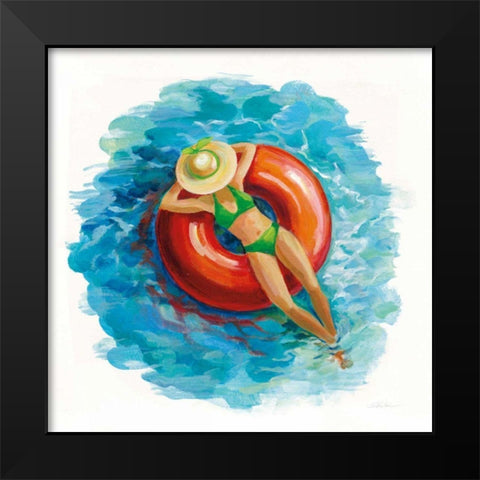 Sunbather I Black Modern Wood Framed Art Print by Vassileva, Silvia