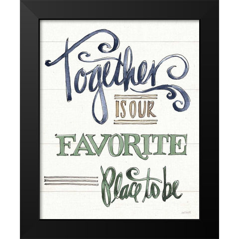 Country Love VI Black Modern Wood Framed Art Print by Tavoletti, Anne