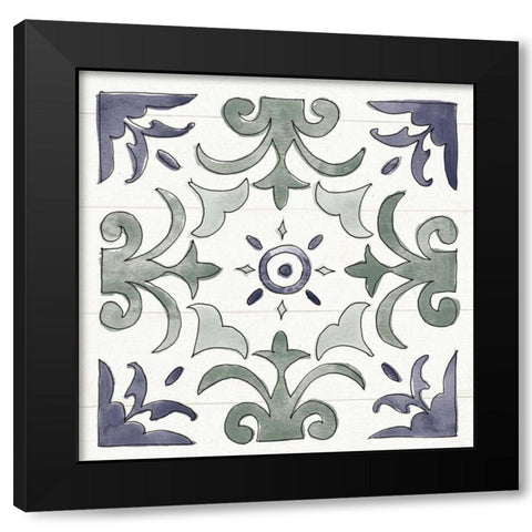 Country Love VIII Dark Black Modern Wood Framed Art Print with Double Matting by Tavoletti, Anne