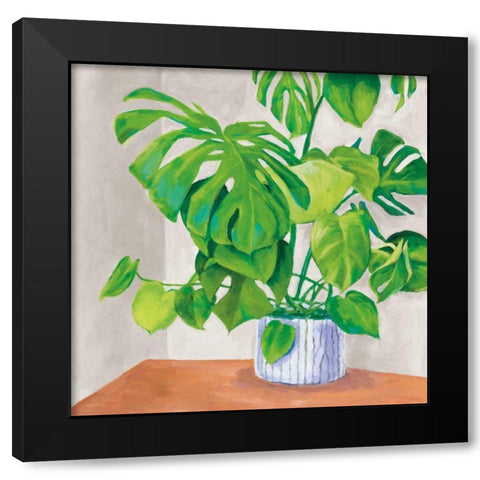 Jungalow Gray Black Modern Wood Framed Art Print with Double Matting by Urban, Mary