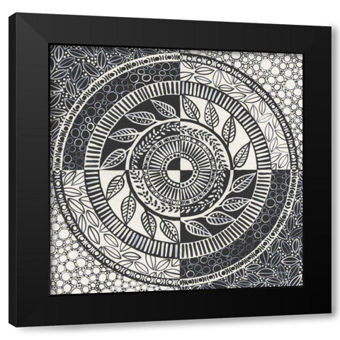 Hemma I BC Black Modern Wood Framed Art Print by Lovell, Kathrine