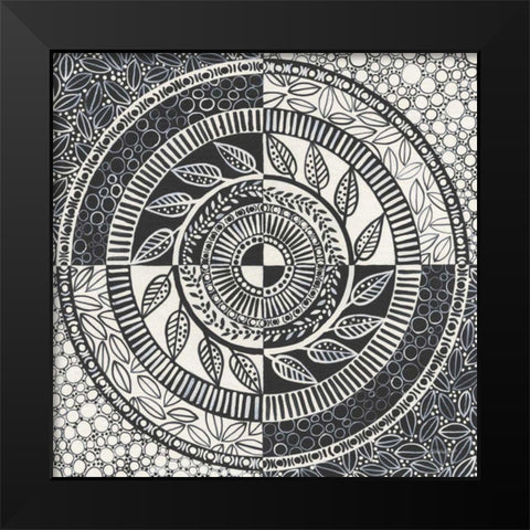 Hemma I BC Black Modern Wood Framed Art Print by Lovell, Kathrine