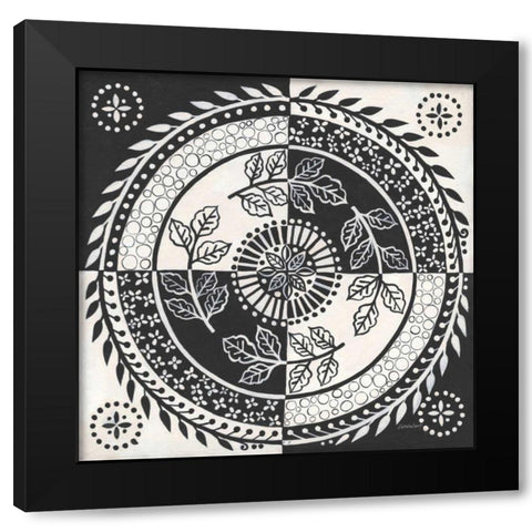 Hemma II BC Black Modern Wood Framed Art Print by Lovell, Kathrine