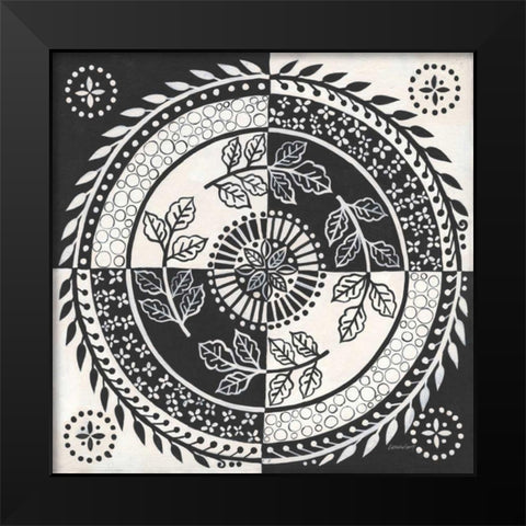 Hemma II BC Black Modern Wood Framed Art Print by Lovell, Kathrine