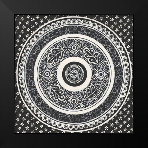 Hemma III BC Black Modern Wood Framed Art Print by Lovell, Kathrine