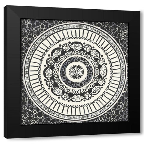 Hemma IV BC Black Modern Wood Framed Art Print with Double Matting by Lovell, Kathrine