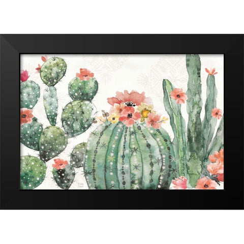 Sweet Southwest I Black Modern Wood Framed Art Print by June, Dina