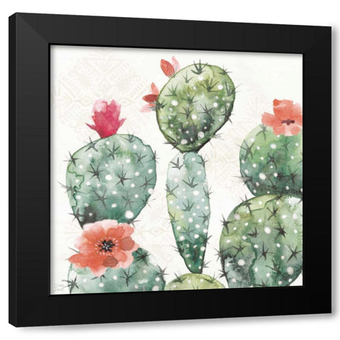 Sweet Southwest III Black Modern Wood Framed Art Print with Double Matting by June, Dina