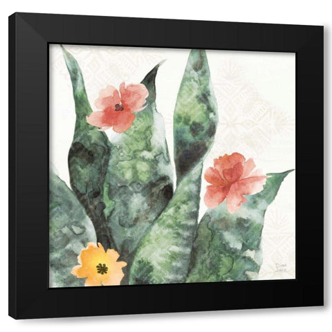 Sweet Southwest IV Black Modern Wood Framed Art Print with Double Matting by June, Dina