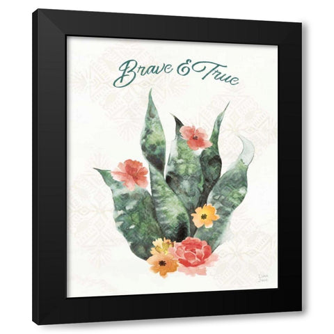 Sweet Southwest XI Black Modern Wood Framed Art Print with Double Matting by June, Dina