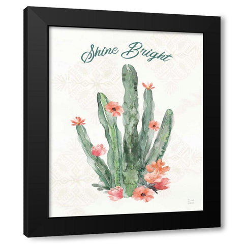 Sweet Southwest XIV Black Modern Wood Framed Art Print with Double Matting by June, Dina