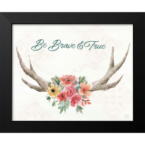 Sweet Southwest XVII Black Modern Wood Framed Art Print by June, Dina