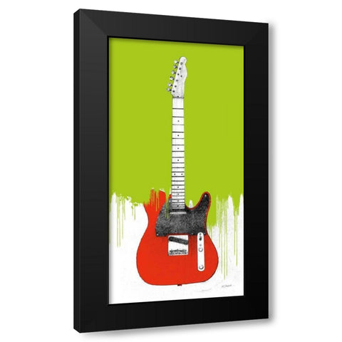 Garage Band I Paint Black Modern Wood Framed Art Print with Double Matting by Schick, Mike