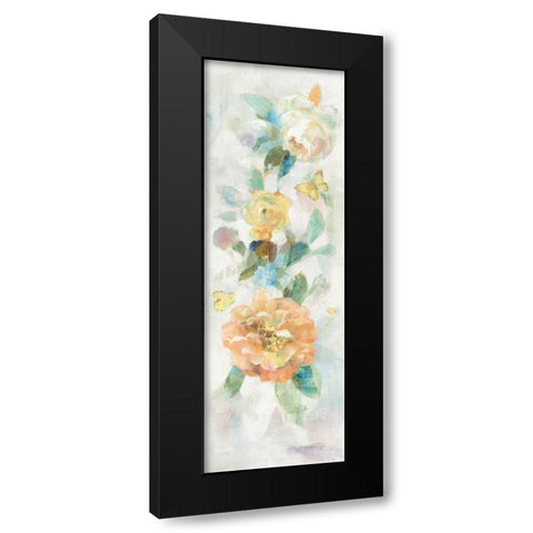 Natural Blooming Splendor IV Black Modern Wood Framed Art Print by Nai, Danhui
