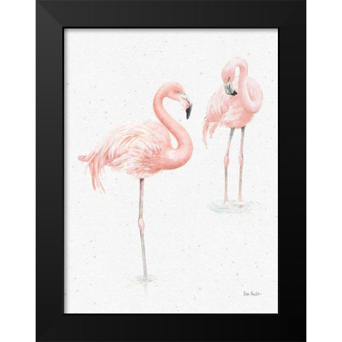Gracefully Pink X Light Reversed Black Modern Wood Framed Art Print by Audit, Lisa