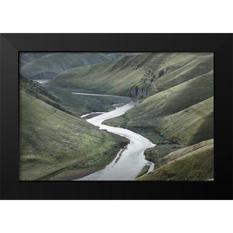 John Day River Oregon I Black Modern Wood Framed Art Print by Majchrowicz, Alan