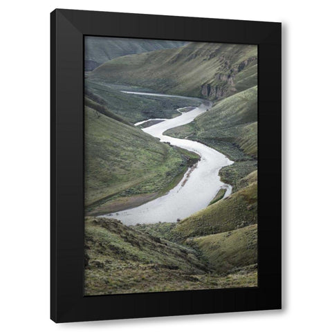 John Day River Oregon II Black Modern Wood Framed Art Print by Majchrowicz, Alan