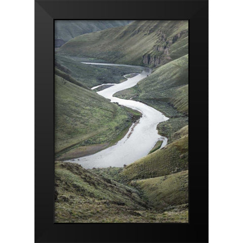 John Day River Oregon II Black Modern Wood Framed Art Print by Majchrowicz, Alan