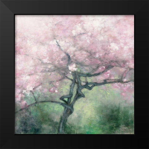 Blooming Apple Tree Black Modern Wood Framed Art Print by Purinton, Julia