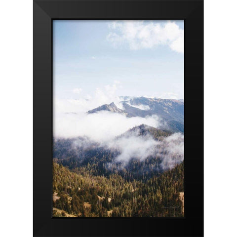 Hurricane Ridge I Black Modern Wood Framed Art Print by Marshall, Laura