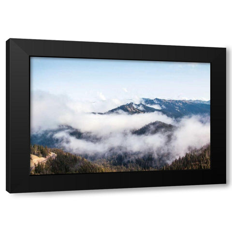 Hurricane Ridge II Black Modern Wood Framed Art Print with Double Matting by Marshall, Laura