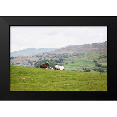 Lake District III Black Modern Wood Framed Art Print by Marshall, Laura