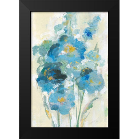 Loose Bouquet I Black Modern Wood Framed Art Print by Vassileva, Silvia