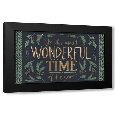 Wonderful Time V Black Modern Wood Framed Art Print with Double Matting by Tavoletti, Anne