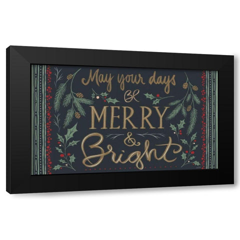 Wonderful Time VII Black Modern Wood Framed Art Print with Double Matting by Tavoletti, Anne