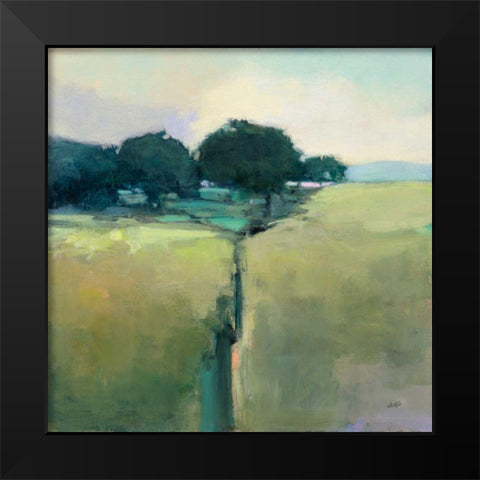Scenic Meadow Black Modern Wood Framed Art Print by Purinton, Julia