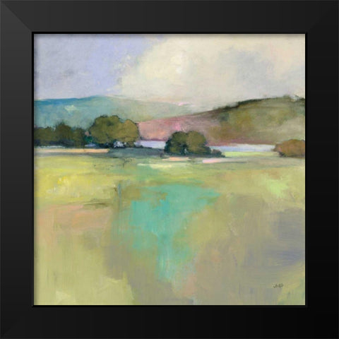 Distant Lake Black Modern Wood Framed Art Print by Purinton, Julia