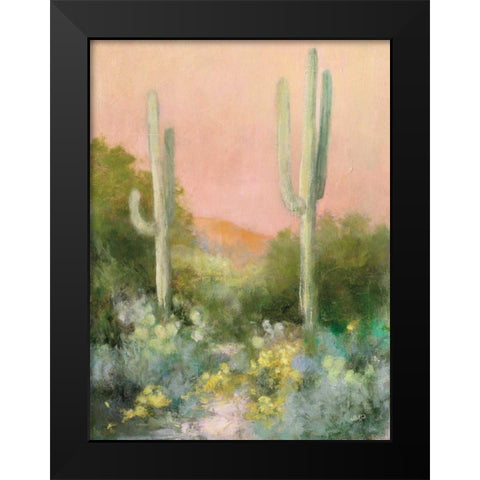 Sunrise Desert I Black Modern Wood Framed Art Print by Purinton, Julia