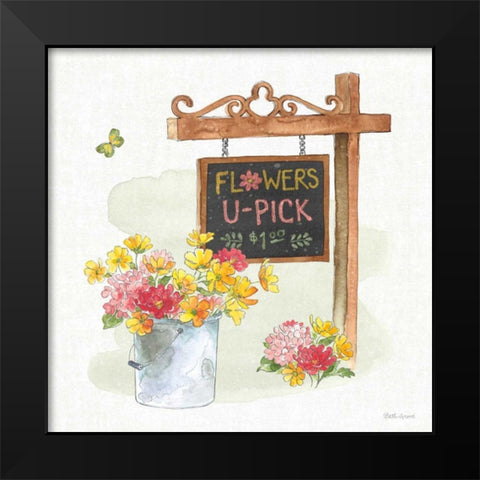 Furry Pals VII Black Modern Wood Framed Art Print by Grove, Beth