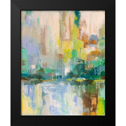 Reflecton I Black Modern Wood Framed Art Print by Vertentes, Jeanette