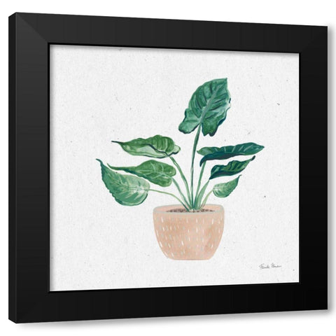 Home Garden III Black Modern Wood Framed Art Print with Double Matting by Zaman, Farida