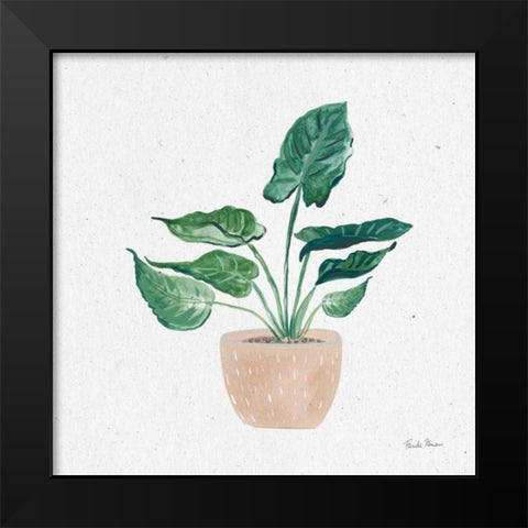 Home Garden III Black Modern Wood Framed Art Print by Zaman, Farida