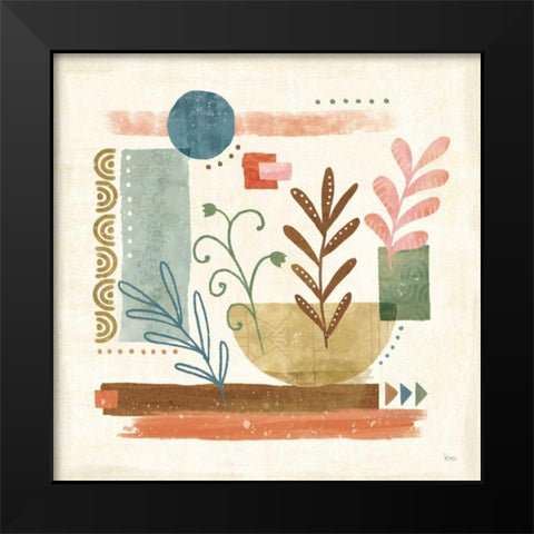 Vista II Black Modern Wood Framed Art Print by Charron, Veronique
