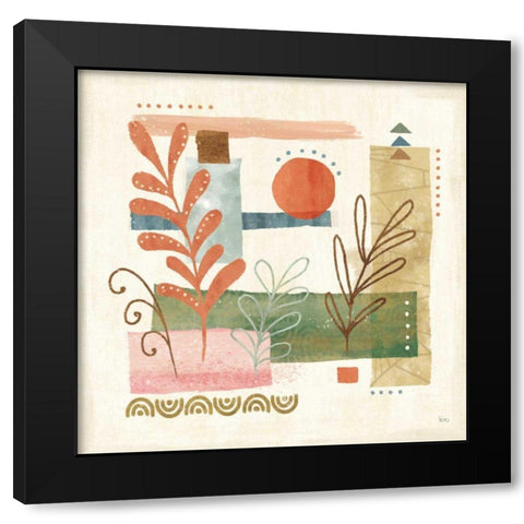 Vista III Black Modern Wood Framed Art Print by Charron, Veronique