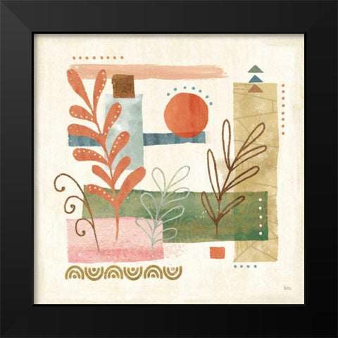Vista III Black Modern Wood Framed Art Print by Charron, Veronique