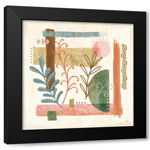 Vista IV Black Modern Wood Framed Art Print by Charron, Veronique