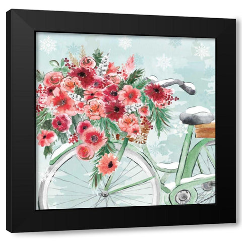 Holiday Ride VI Black Modern Wood Framed Art Print by June, Dina