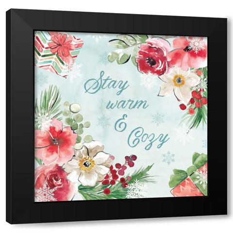 Holiday Ride VII Black Modern Wood Framed Art Print with Double Matting by June, Dina