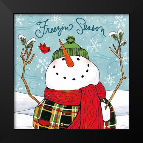 Snowplace Like Home III Black Modern Wood Framed Art Print by Tavoletti, Anne