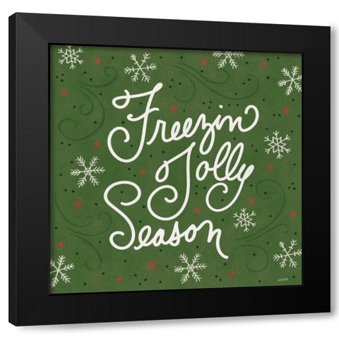 Snowplace Like Home VII Black Modern Wood Framed Art Print with Double Matting by Tavoletti, Anne