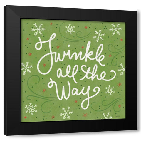 Snowplace Like Home VIII Black Modern Wood Framed Art Print with Double Matting by Tavoletti, Anne