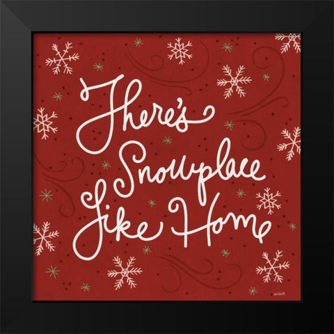 Snowplace Like Home IX Black Modern Wood Framed Art Print by Tavoletti, Anne