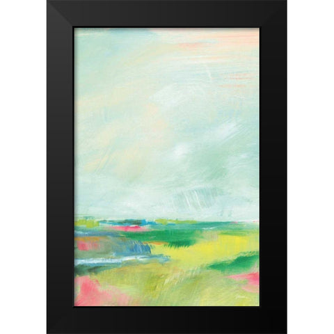 Colorful Horizon Vertical Crop II Black Modern Wood Framed Art Print by Schlabach, Sue