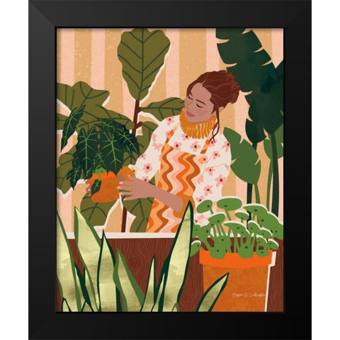 A Balanced Self I Black Modern Wood Framed Art Print by Gallagher, Megan