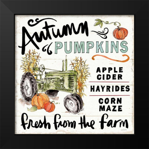 Harvest Times X Black Modern Wood Framed Art Print by Tavoletti, Anne