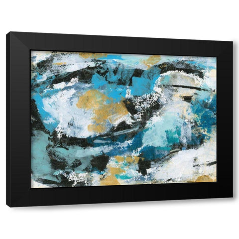 Impromptu I Black Modern Wood Framed Art Print by Vassileva, Silvia